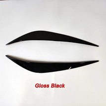 2Pcs Gloss Black Front Headlight Eyebrows Eyelid Lids For  1 Series F40 Hatchbac - £72.71 GBP