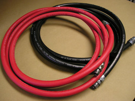 Bedford Binks 25&#39; LOW PRESSURE HVLP 3/8&quot; PAINT 5/16&quot;AIR  HOSE ASSY W/ SW... - $198.00