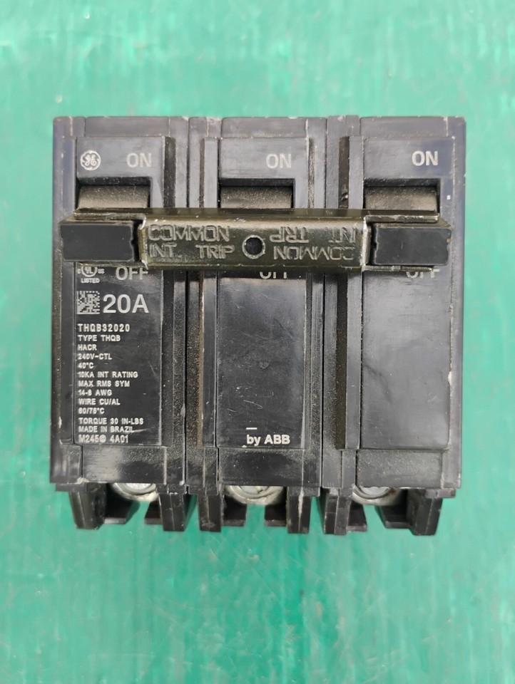 GE THQB32020 3 Pole 20Amp 240V Bolt On Circuit Breaker - $24.75