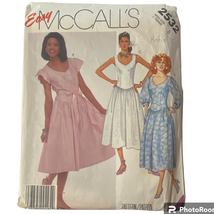 1986 McCalls 2532 Misses Dress 8  80s Fitted Back Zipper Princess Seams - £7.87 GBP