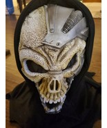 Vintage Easter Unlimited Alien cyborg Skull Halloween Mask Costume with ... - £17.10 GBP