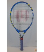 Wilson Youth Envy 23 Tennis Racquet Racket blue yellow - $285.59 MXN