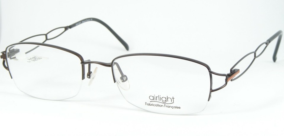 Airlight REF 754 COL.577 Marron Lunettes Métal Cadre 52-18-135mm France - $86.37 Airlight REF 754 COL.577 Marron Lunettes Métal Cadre 52-18-135mm France - $86.37