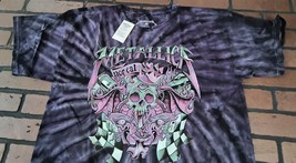 Metallica - 2021 Norcal Viola Cravatta Tintura Uomo T-Shirt ~ Mai Worn ~ S M L - $23.12