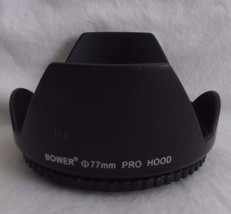 Used Lens Hood: H10830 77mm Bower screw in 18-200mm - $12.19