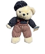 Vintage Dan Dee Americana Homespun Creations Patriotic Bear 14” Plush Wi... - £11.81 GBP