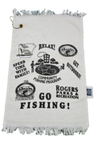 GOLF Towel Arkansas Game and Fish Commission community fishing Rogers Park Rec - £11.37 GBP