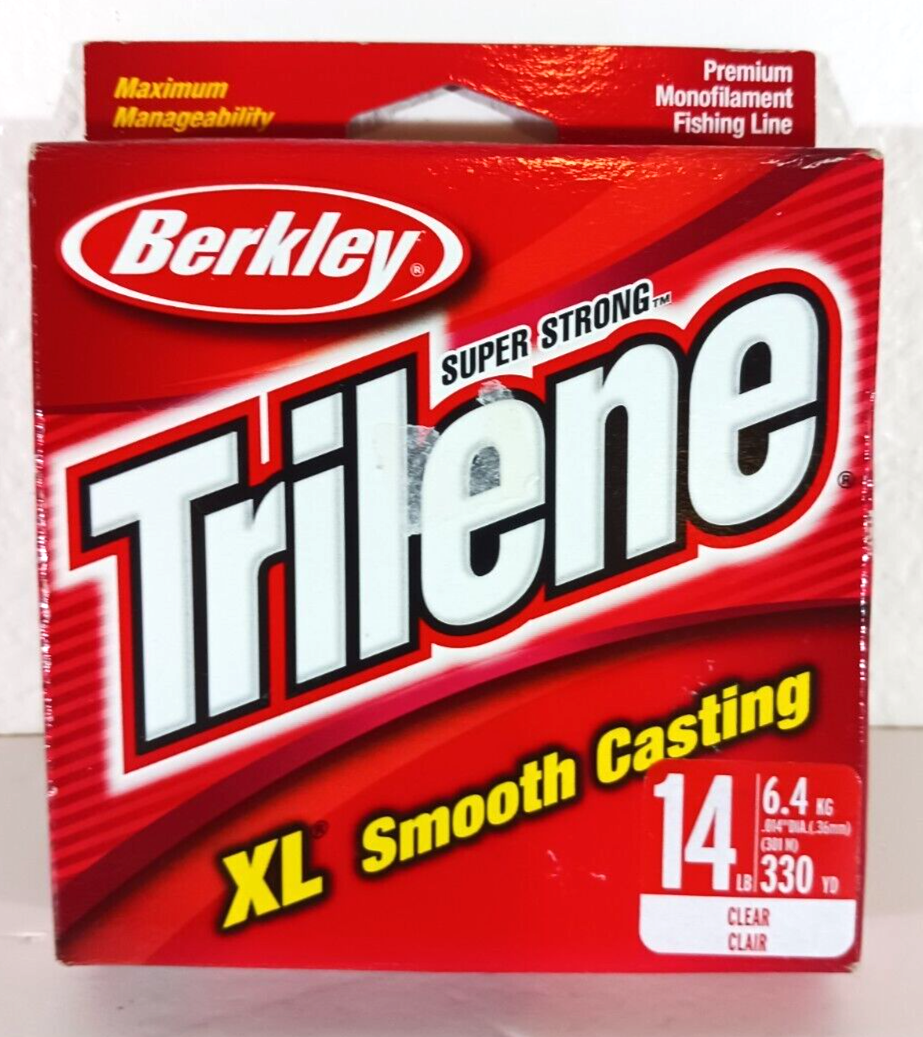 Berkley TRILENE Super Strong XL Smooth Casting FISHING LINE 14 lb 330yds... - $5.69