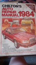 CHILTON&#39;S 1984 AUTO REPAIR MANUAL AMERICAN CARS 1977-1984, HC - $9.90