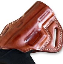 Fits IWI MASADA 9mm Square Trigger Guard 4.1”BBL Leather Belt Holster Thumb 1527 image 7