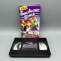 Disney&#39;s Sing Along Songs &quot;The Hunchback of Notre Dame: Topsy Turvy&quot; VHS... - £7.77 GBP