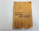 Caterpillar 3208 Lkw Motor Teile Buch Manual 40S1-UP SEBP1221 Beschädigt... - $20.99
