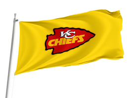 Flag 3x5 outdoor, Kansas City Chiefs NFL ,Size -3x5Ft / 90x150cm, Garden flags - £23.38 GBP