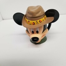 Vintage Mickey Mouse Safari Disney On Ice Flip Top Mug, Disney Collectible - £12.47 GBP