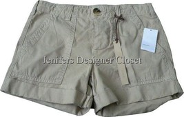 NWT VINCE designer khaki shorts casual 24 $175 cuffed runway soft high-end  - £55.07 GBP