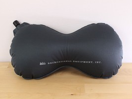 REI Travel Camp PILLOW Inflatable Air Neck Packable Backpacking Gray Small - £10.89 GBP