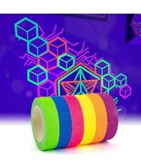 7 Pack Neon Tape Glow in The Dark Tape for UV Glow Party, Fluorescent UV... - $140.05 MXN