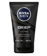 Nivea Men Deep Cleansing Beard and Face Wash with Natural Charcoal 3.3 O... - £7.99 GBP