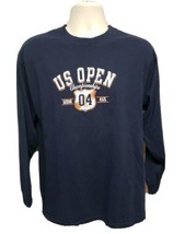 2004 US Open Championships Flushing Meadows New York Adult Large Blue TS... - $26.99 CAD