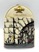 Disney Parks Pirates Of The Caribbean Loungefly Mini Backpack Dog Jail Scene NWT - £75.94 GBP