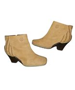 Timberland Baychester Leather Ankle Boots Tan Size 9M Women&#39;s Zipper Boots - $813.71 MXN