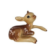 Hagen Renaker Fawn Lying Down Leg Out Baby Deer Miniature Figurine *Chip* - £19.65 GBP