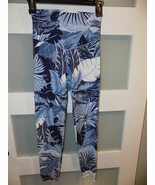 AERIE CHILL PLAY MOVE HI-RISE TROPICAL PRINT LEGGINGS SIZE M WOMEN&#39;S - €16,08 EUR