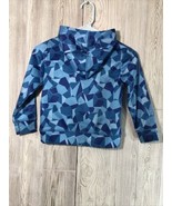 Boys Puma Storm Force Cell 1 Blue Geometrical Hoodie Size Small Original - $84.77 MXN