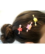 Set of 4 Hair Clip Spring Baby Girly Decorative Strawberry Accent Delica... - $144.89 MXN
