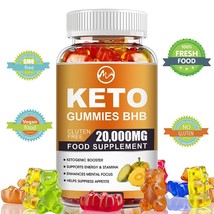 60 Gummy Keto BHB Gummies Fat Burner Weight Loss Diet Pills Appetite Sup... - £41.55 GBP