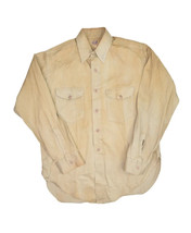 Vintage Sweet Orr Union Made Vat Sanforized Work Shirt Mens L Brown Antique - $127.42
