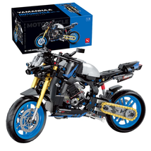 638Pcs Classic Motorbike Building Model Blocks Moto Road Racer Bricks Ch... - £22.81 GBP+