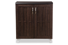 Kelly Dark Brown Sideboard Storage Cabinet - $2,329.84 MXN