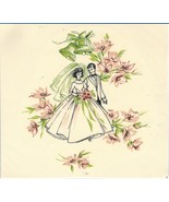 15 Sets Color Brite Bride Groom Wedding Green Bells Water Mount Ceramic ... - £11.72 GBP
