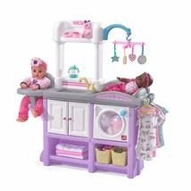 Step2 Love &amp; Care Deluxe Baby Doll Nursery Playset for Kids, Compact Cha... - £114.63 GBP