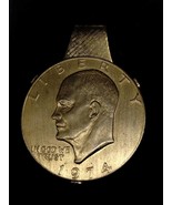Beautiful 1974 gold Eisenhower money clip - €55,02 EUR