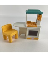 Little Tikes Dollhouse Replacement Kitchen Island Sink Oven Chair Vintag... - $33.78 CAD