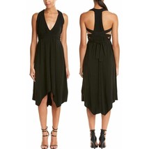 BCBGMaxAzria Dara V-Neck Jersey Dress Black XS - $45.00