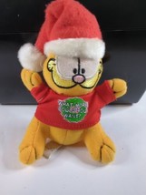 Garfield Plush What More Could You Want Santa Hat - $11.99