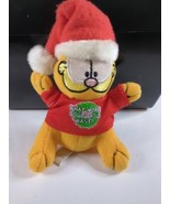Garfield Plush What More Could You Want Santa Hat - $11.99