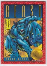 N) 1993 Skybox Marvel Comics Trading Card X-Men - Beast #2 - £1.56 GBP