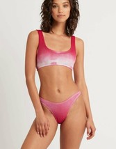 Bound By BOND-EYE Carob Cream Marbled Malibu And Scene Bikini Set (O/S) Nwt - £187.84 GBP