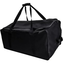 Golf Push Cart Bag 3 Wheel Folding Carry Bag ,Carts Cover Protector Black Extra- - £100.03 GBP