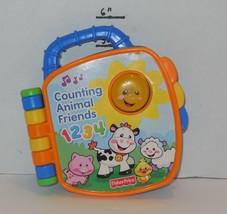 Fisher Price Laugh &amp; Learn Counting Animal Friends SONG Book Light - £11.40 GBP