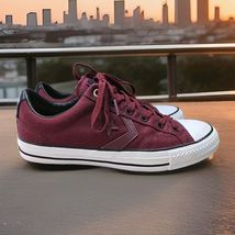Converse With Lunarlon Sneakers Mens Size 9 Burgundy Skater Shoe - $44.55