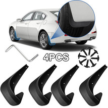 Car Mud Flaps Splash Guard Fenders For Front Rear Auto Accessories Universal Fit - £33.55 GBP