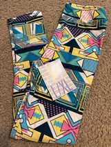 LuLaRoe kids L/XL Primary Blocks Blue New leggings NWT Large X-large - $12.19