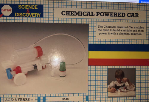 BAT TAT EXPERIMENTS Chemical Powered Car #BA417 vintage - $13.74