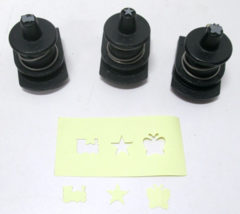 Unbranded Craft Punch Lot of 3 Scrapbooking Paper Punches-Butterfly, Tra... - $9.49