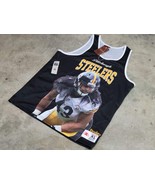 Mitchell &amp; Ness Pittsburg Steelers Troy Polamalu Black Tank Jersey Men size - $81.27 CAD